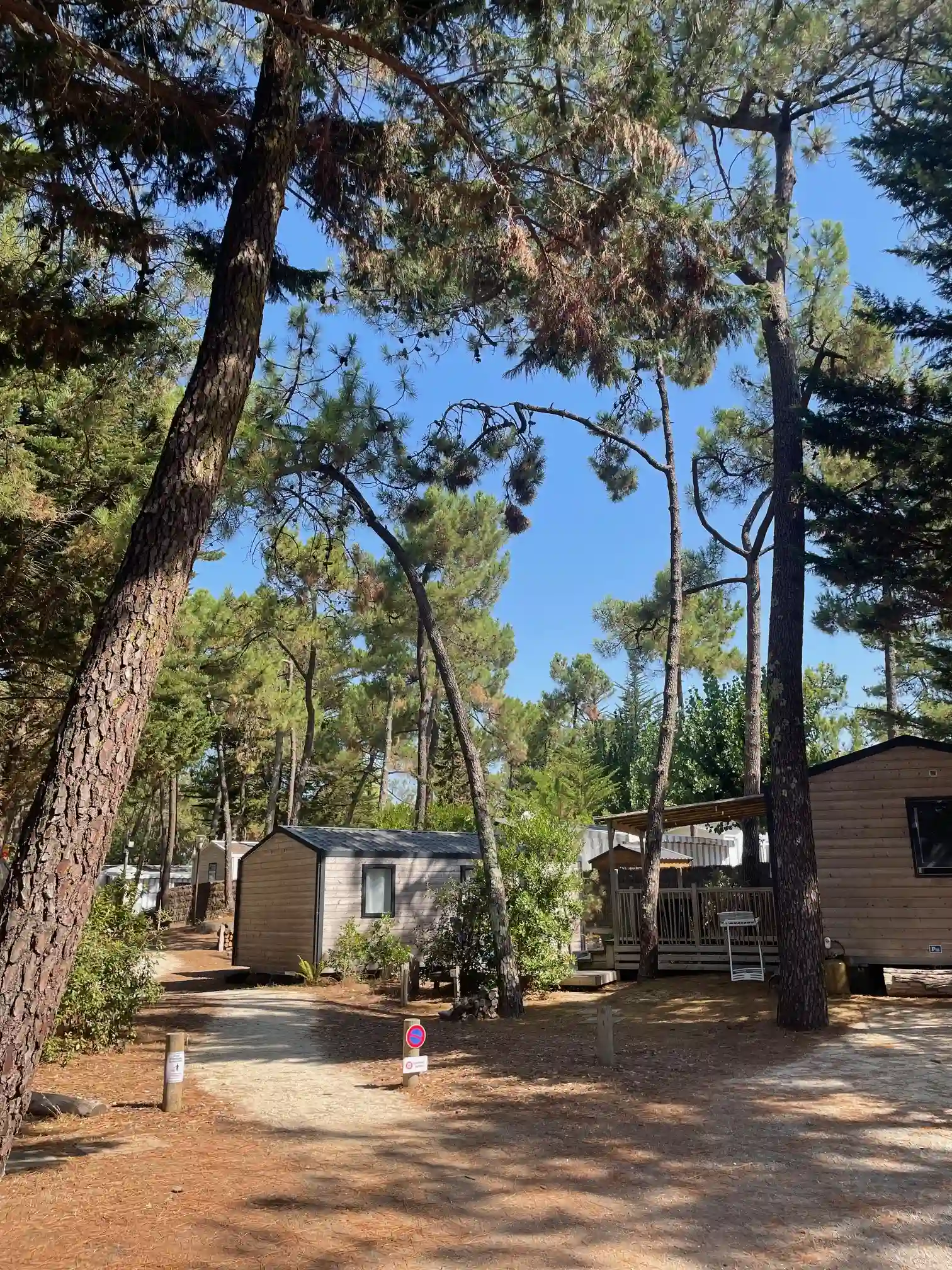 Quartier piéton camping La Conge